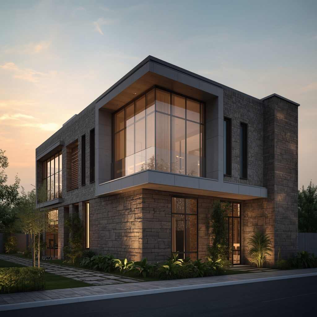 Exterior Elevation & Façade Design Service - Al Mannan Builders